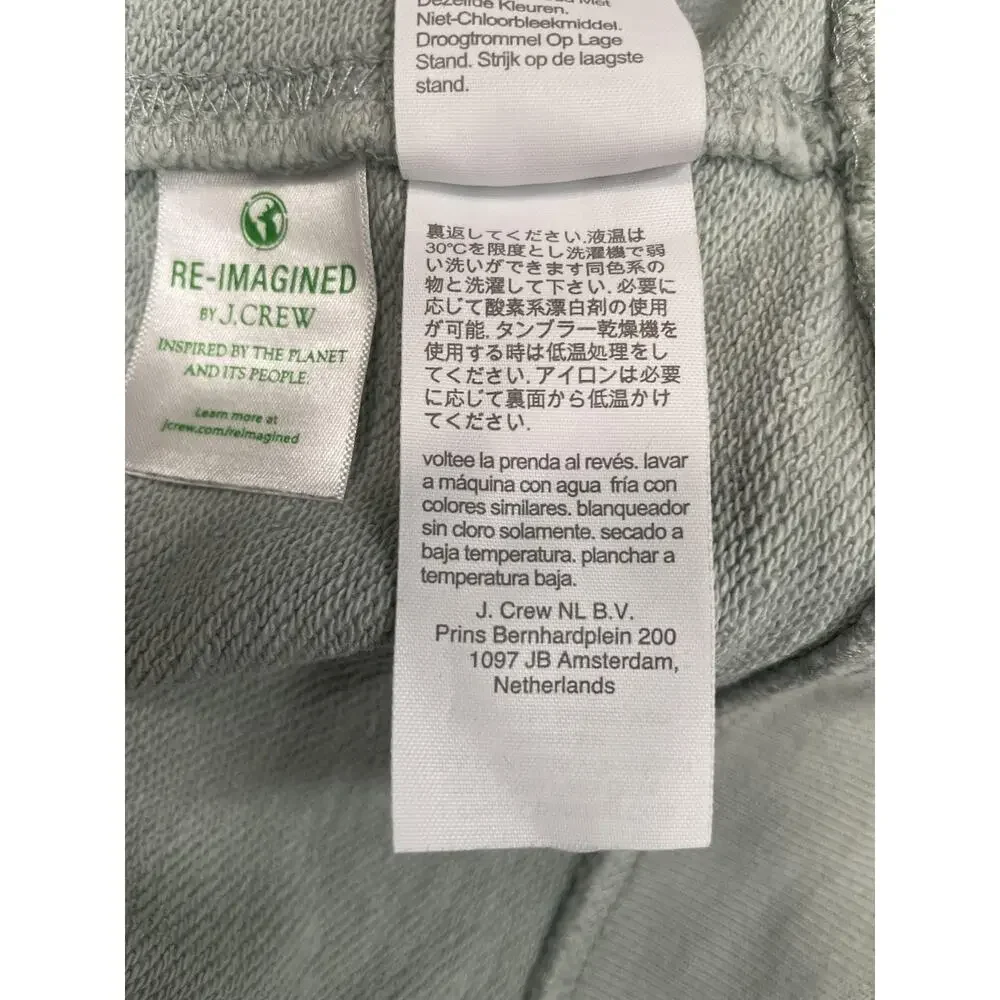 J.CREW Sweatshirt Womens S Green Pullover Graphic California Casual Athleisure